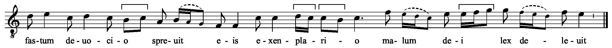 Refrain musical notation